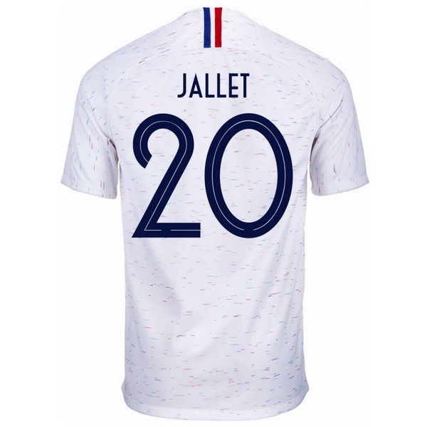 Camiseta Francia 2ª Jallet 2018 Blanco